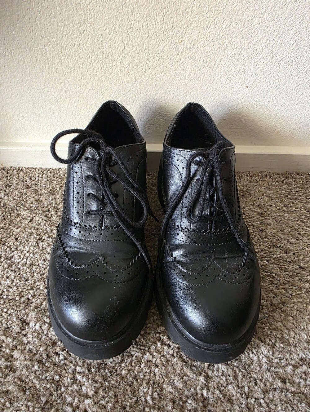Torrid Lace Up Chunky Lug Sole Wingtips
